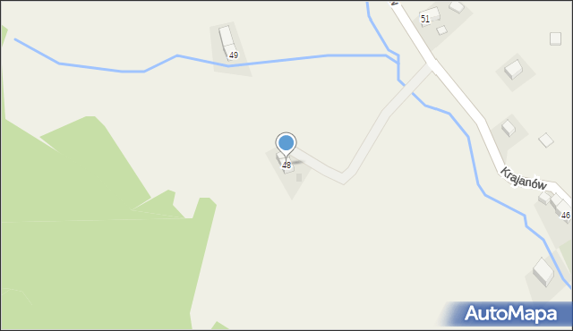 Krajanów, Krajanów, 48, mapa Krajanów