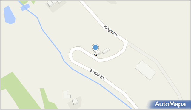 Krajanów, Krajanów, 54, mapa Krajanów