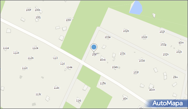 Krajęczyn, Krajęczyn, 104, mapa Krajęczyn