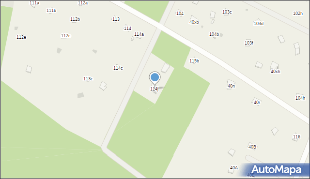 Krajęczyn, Krajęczyn, 114j, mapa Krajęczyn