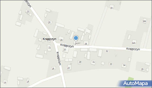 Krajęczyn, Krajęczyn, 27, mapa Krajęczyn