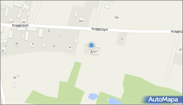Krajęczyn, Krajęczyn, 35, mapa Krajęczyn