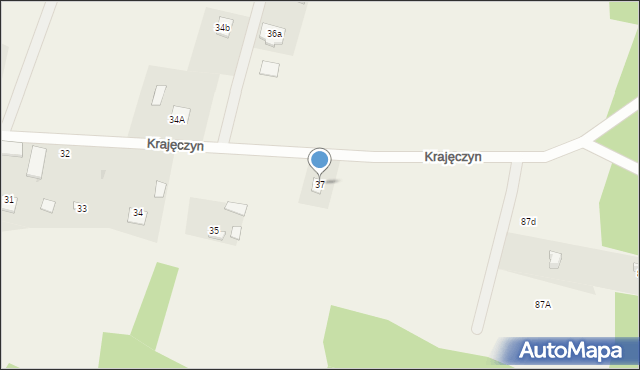 Krajęczyn, Krajęczyn, 37, mapa Krajęczyn