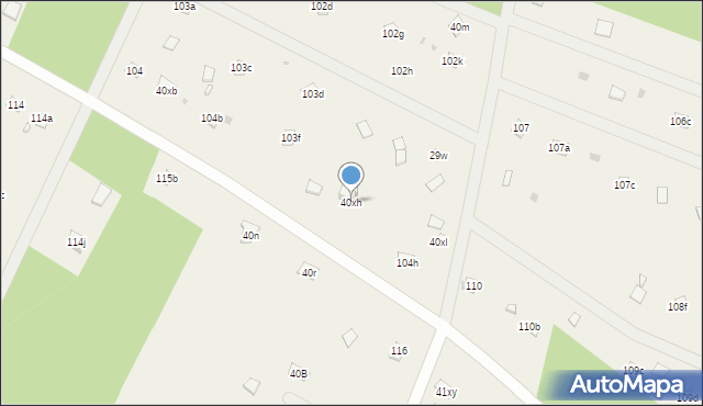 Krajęczyn, Krajęczyn, 40xh, mapa Krajęczyn