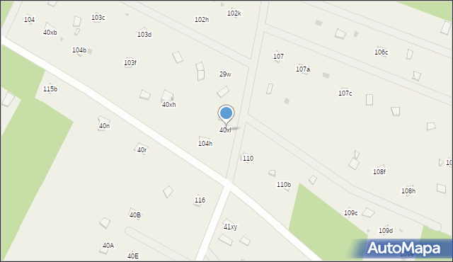 Krajęczyn, Krajęczyn, 40xl, mapa Krajęczyn