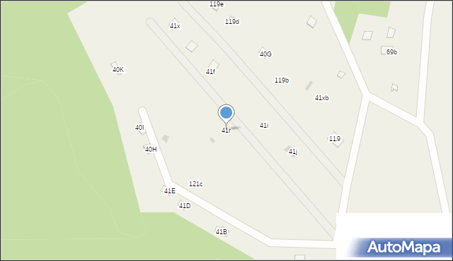 Krajęczyn, Krajęczyn, 41r, mapa Krajęczyn