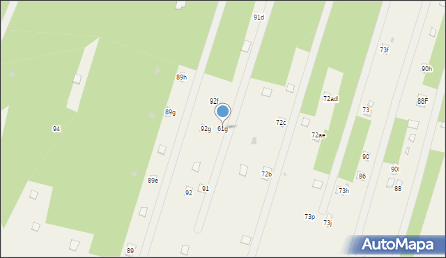 Krajęczyn, Krajęczyn, 61g, mapa Krajęczyn
