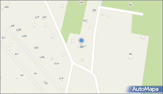 Krajęczyn, Krajęczyn, 69b, mapa Krajęczyn
