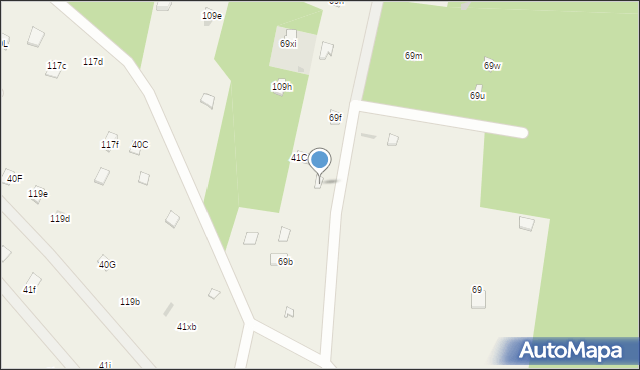 Krajęczyn, Krajęczyn, 69e, mapa Krajęczyn