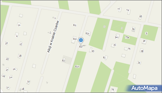 Krajęczyn, Krajęczyn, 81t, mapa Krajęczyn