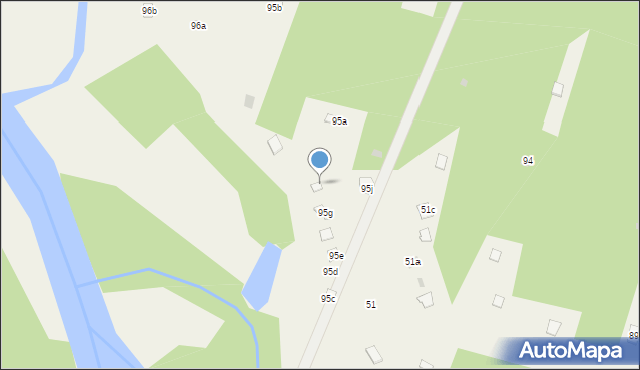 Krajęczyn, Krajęczyn, 95h, mapa Krajęczyn