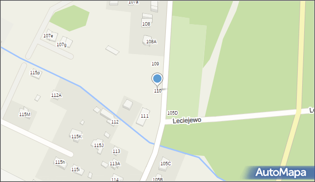 Krajewice, Krajewice, 110, mapa Krajewice