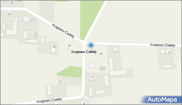 Krajewo-Ćwikły, Krajewo-Ćwikły, 4b, mapa Krajewo-Ćwikły