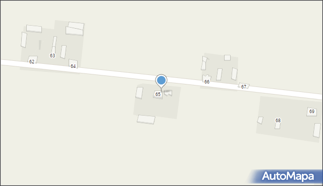 Krajkowo, Krajkowo, 65a, mapa Krajkowo