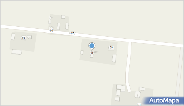 Krajkowo, Krajkowo, 68, mapa Krajkowo