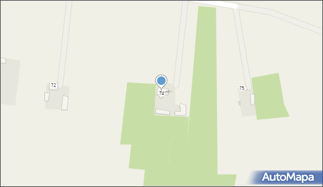 Krajkowo, Krajkowo, 74, mapa Krajkowo