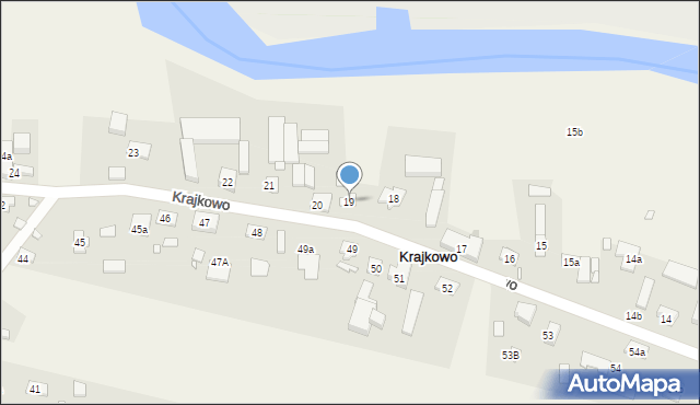 Krajkowo, Krajkowo, 19, mapa Krajkowo