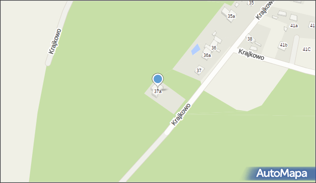 Krajkowo, Krajkowo, 37a, mapa Krajkowo