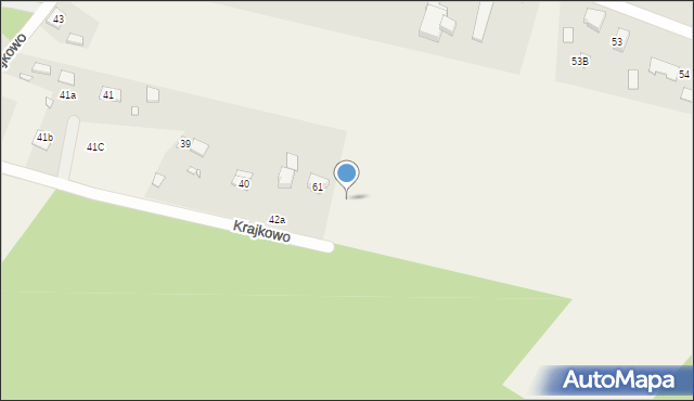 Krajkowo, Krajkowo, 42c, mapa Krajkowo