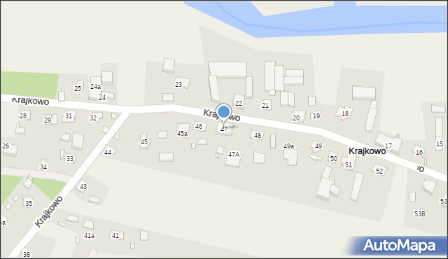 Krajkowo, Krajkowo, 47, mapa Krajkowo