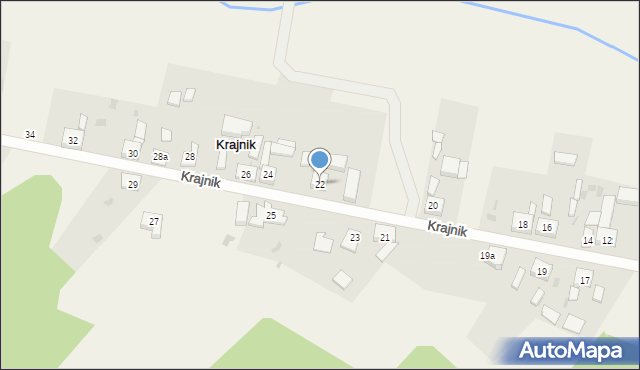 Krajnik, Krajnik, 22, mapa Krajnik