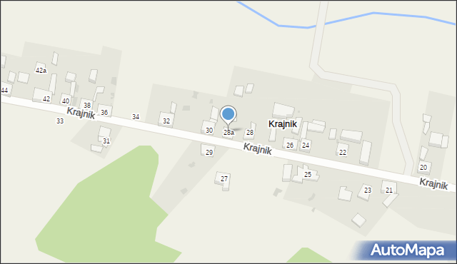 Krajnik, Krajnik, 28a, mapa Krajnik