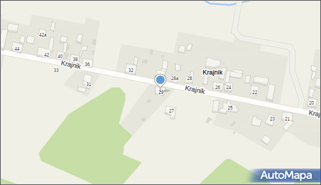 Krajnik, Krajnik, 29, mapa Krajnik