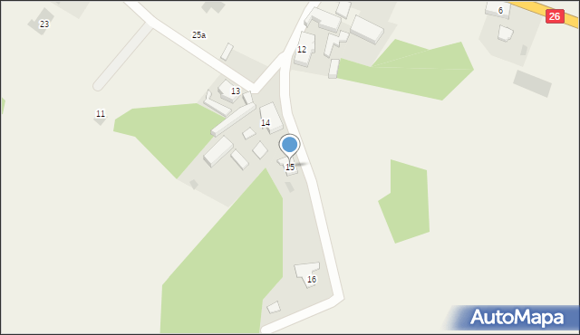 Krajnik Dolny, Krajnik Dolny, 15, mapa Krajnik Dolny