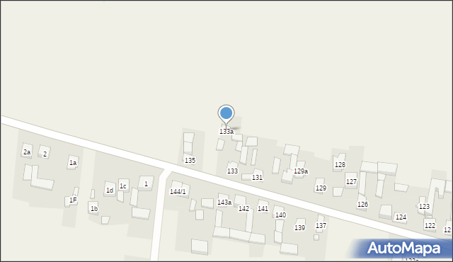 Krajno Drugie, Krajno Drugie, 133a, mapa Krajno Drugie
