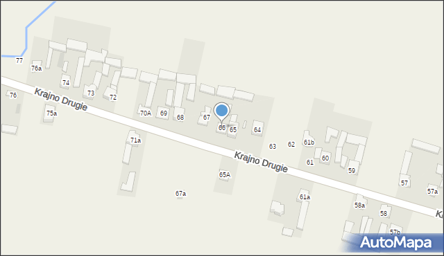 Krajno Drugie, Krajno Drugie, 66, mapa Krajno Drugie
