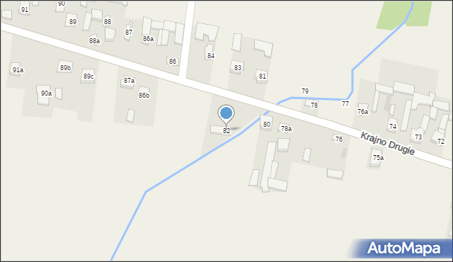 Krajno Drugie, Krajno Drugie, 82, mapa Krajno Drugie