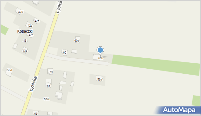 Krajno-Parcele, Krajno-Parcele, 136a, mapa Krajno-Parcele