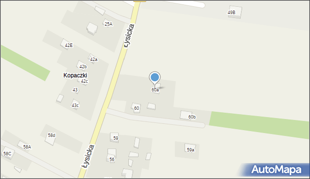 Krajno-Parcele, Krajno-Parcele, 138, mapa Krajno-Parcele