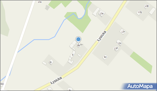 Krajno-Parcele, Krajno-Parcele, 145, mapa Krajno-Parcele