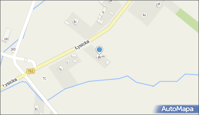 Krajno-Parcele, Krajno-Parcele, 176, mapa Krajno-Parcele