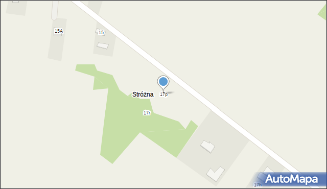 Krajno-Parcele, Krajno-Parcele, 17p, mapa Krajno-Parcele