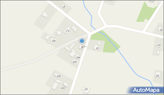 Krajno-Parcele, Krajno-Parcele, 19, mapa Krajno-Parcele