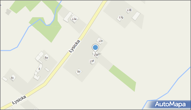 Krajno-Parcele, Krajno-Parcele, 194, mapa Krajno-Parcele