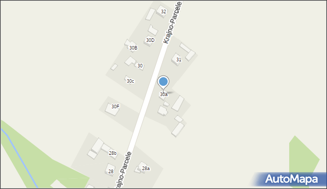 Krajno-Parcele, Krajno-Parcele, 30a, mapa Krajno-Parcele