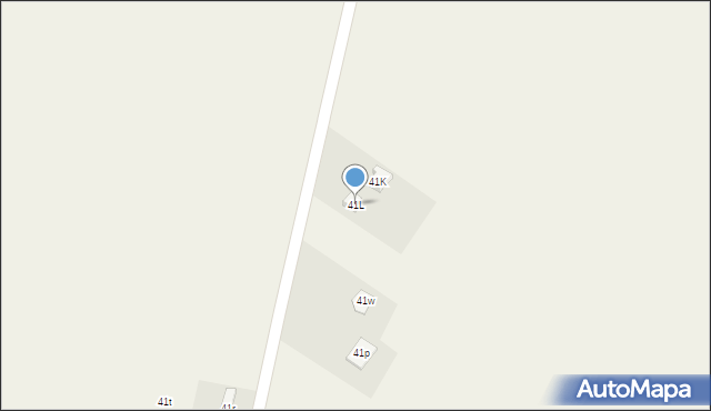 Krajno-Parcele, Krajno-Parcele, 41L, mapa Krajno-Parcele