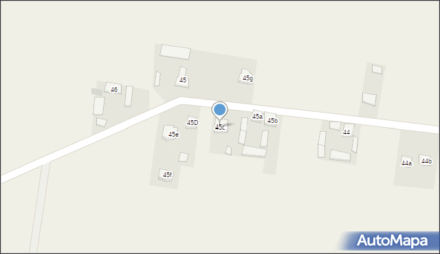 Krajno-Parcele, Krajno-Parcele, 45c, mapa Krajno-Parcele