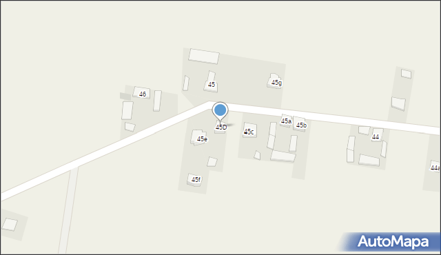 Krajno-Parcele, Krajno-Parcele, 45D, mapa Krajno-Parcele