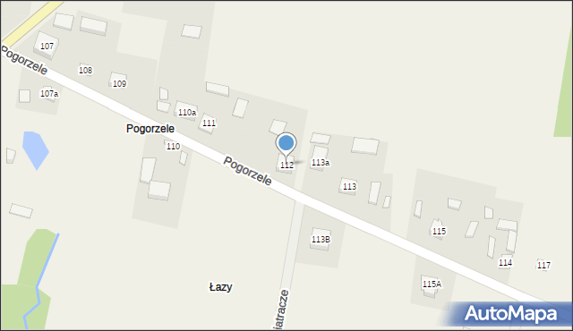 Krajno Pierwsze, Krajno Pierwsze, 112, mapa Krajno Pierwsze