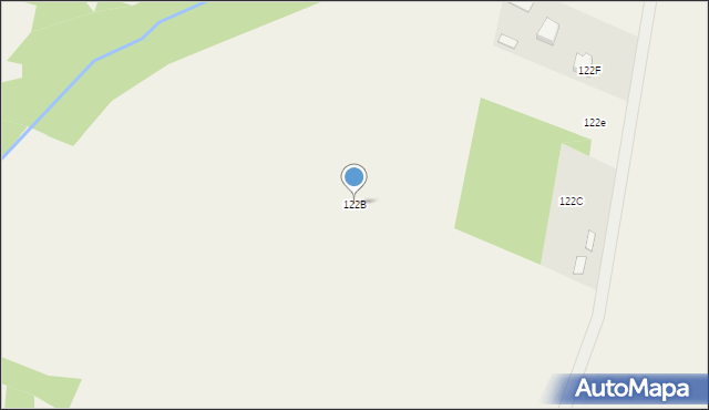 Krajno Pierwsze, Krajno Pierwsze, 122B, mapa Krajno Pierwsze