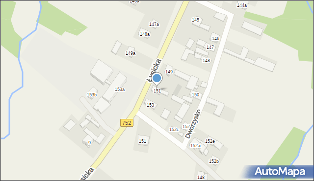 Krajno Pierwsze, Krajno Pierwsze, 151, mapa Krajno Pierwsze