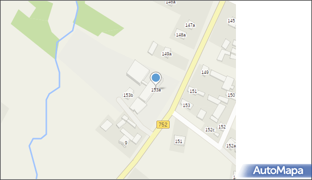 Krajno Pierwsze, Krajno Pierwsze, 153a, mapa Krajno Pierwsze