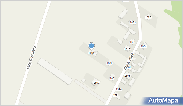 Krajno Pierwsze, Krajno Pierwsze, 160c, mapa Krajno Pierwsze