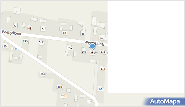 Krajno Pierwsze, Krajno Pierwsze, 67a, mapa Krajno Pierwsze