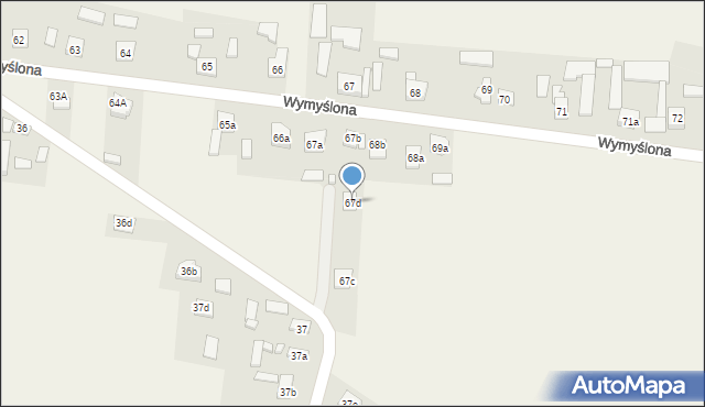 Krajno Pierwsze, Krajno Pierwsze, 67d, mapa Krajno Pierwsze