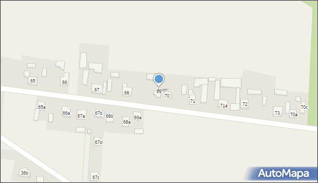 Krajno Pierwsze, Krajno Pierwsze, 69, mapa Krajno Pierwsze